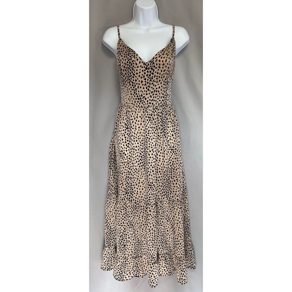 Cupshe Maxi Slip Lace-up Backless Summer Casual‎ Dress Size Medium Women's